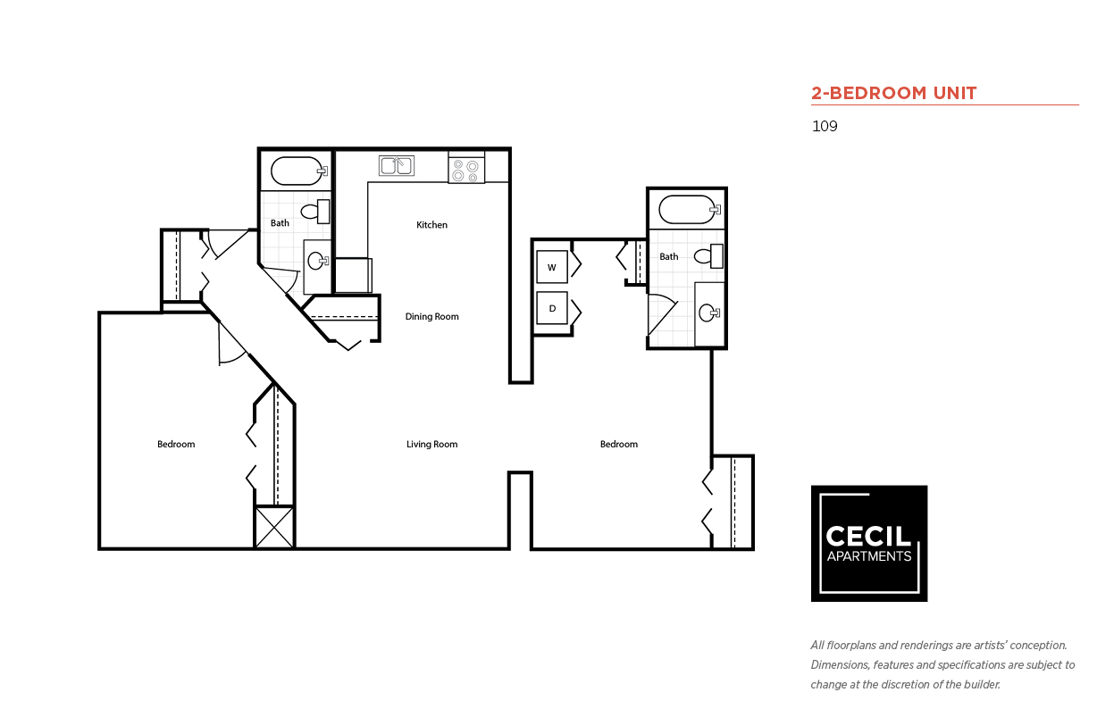 Cecil Apartments in Baltimore, MD PMC Property Group Apartments